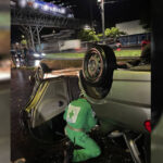Dos personas resultan lesionadas tras vuelco de auto en San Martín