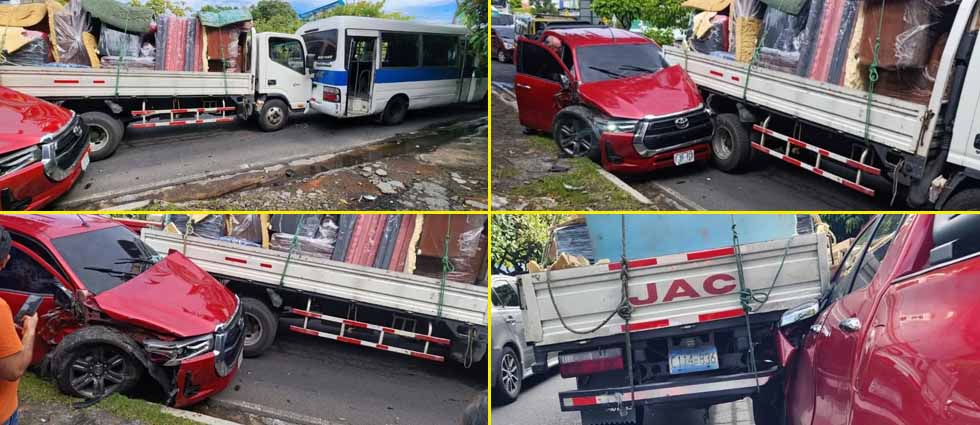 Reportan múltiple choque sobre el bulevar Constitución