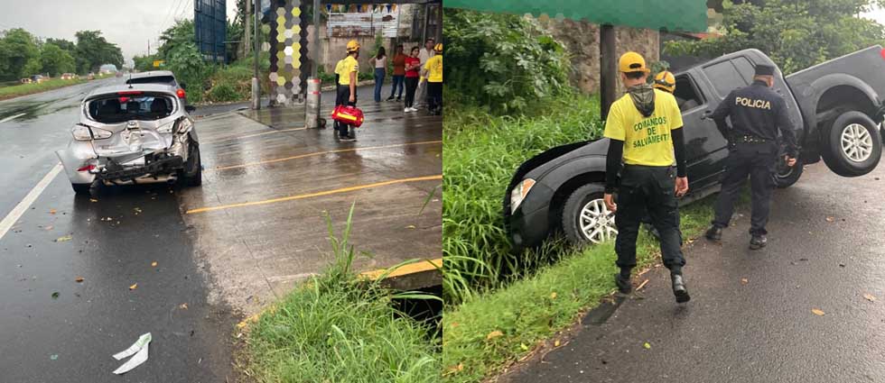 Al menos dos lesionados deja fuerte siniestro vial en Lourdes