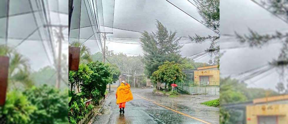 Realizan monitoreos en zonas vulnerables del país tras fuertes lluvias de esta tarde de lunes