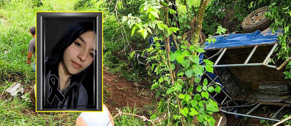 Fallece joven que resulta lesionada en grave siniestro vial en Santa Ana esta tarde de martes