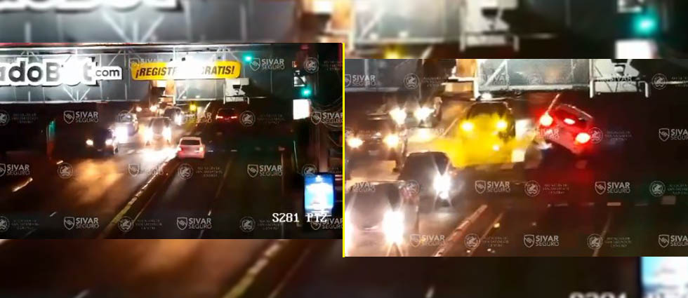 Automovilista impacta contra separadores en el Paseo General Escalón