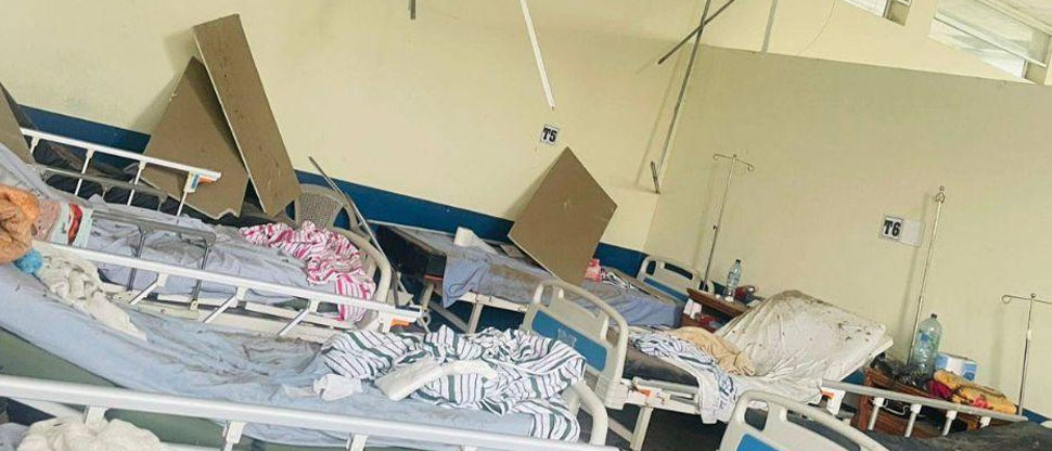 Cierran hospital de Amatitlán tras graves daños provocados por los recientes sismos
