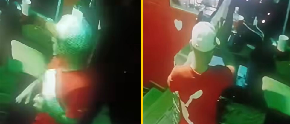 Captan a “cliente” robando un celular y $300 en barra show ubicada en el bulevar de Los Héroes
