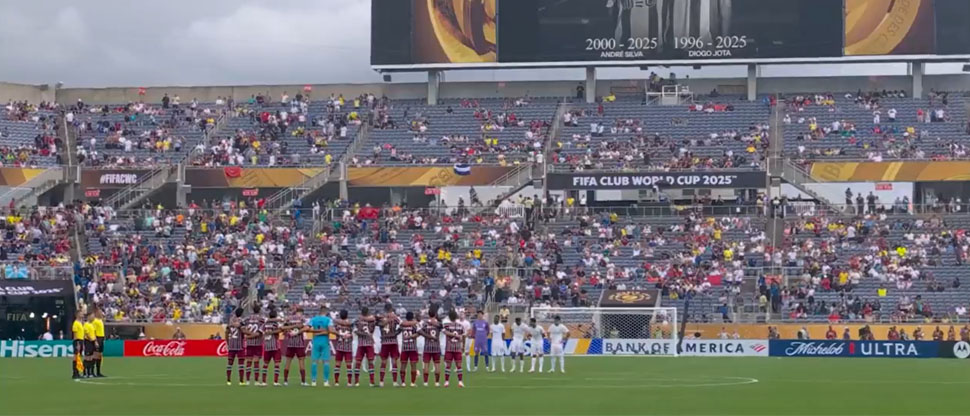 Guardan un minuto de silencio por Diogo Jota y su hermano en el Mundial de Clubes