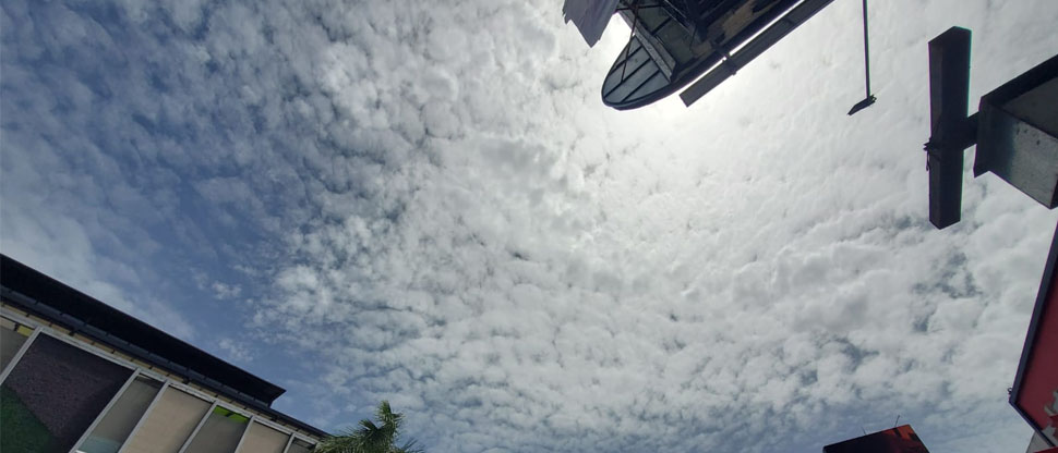 Nubes “petateadas” vuelven a presentarse en el cielo atemorizando a los salvadoreños