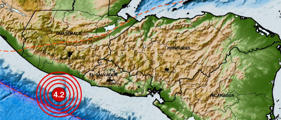 Fuerte sismo con origen en Guatemala sacude el occidente de El Salvador
