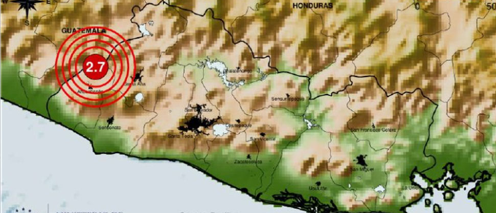 El MARN registra más de 460 sismos hasta este jueves por la mañana