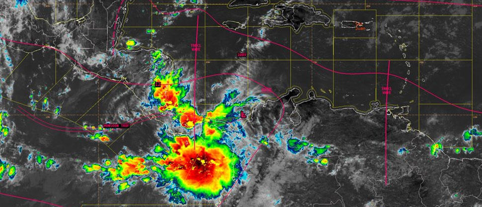 Vaguada Monzónica provoca fuertes tormentas con la costa de Colombia