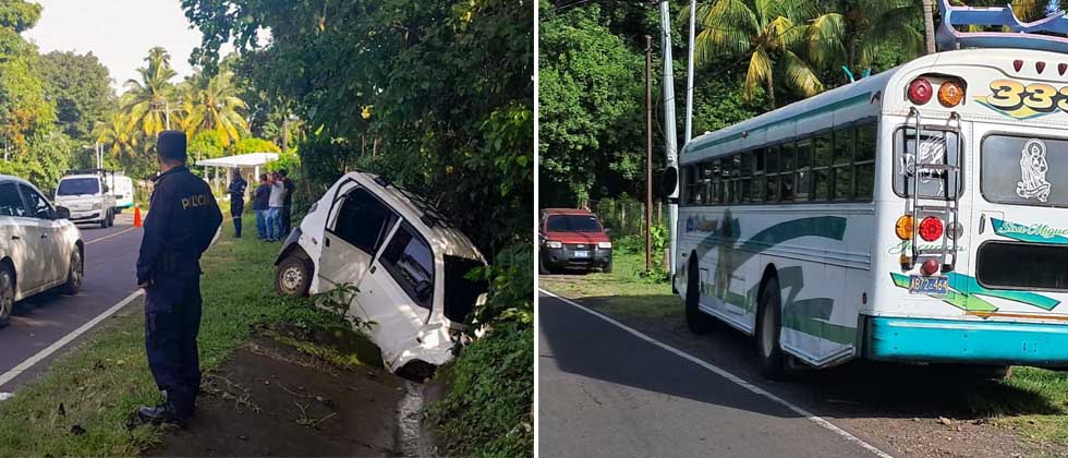 Varias personas lesionadas tras fuerte accidente en San Miguel