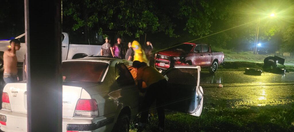 Seis lesionados es el resultado de aparatoso accidente en carretera Litoral