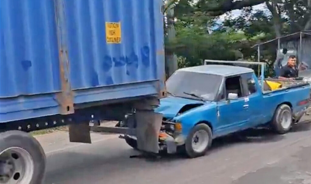 Niño de 4 años resulta lesionado tras aparatoso accidente en la Troncal del Norte