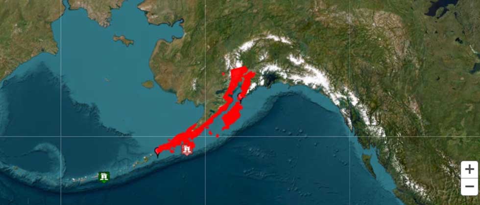 Aviso de tsunami en Alaska tras terremoto de magnitud 7.3