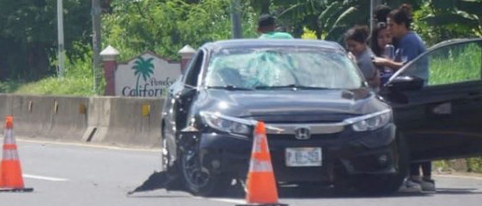 Accidente vial en La Libertad deja daños materiales