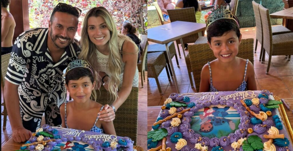 Exjugador del Barcelona celebra cumpleaños de su hijo vestido de princesa