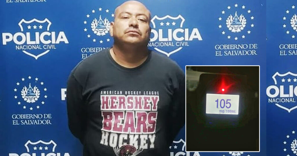 Sorprenden en estado de ebriedad a sujeto mientras manejaba un vehículo en calle a Mariona