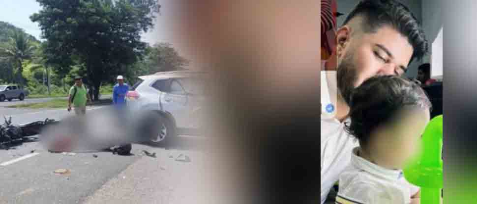 Biker fallecido en accidente deja en la orfandad a niño de un año