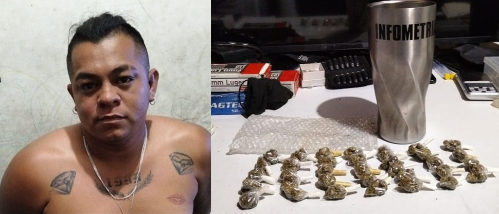PNC captura a sujeto que se dedicaba al narcomenudeo en San Salvador