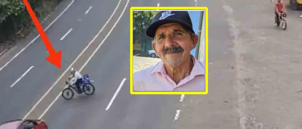 Él era don  Dimas Vivas, ciclista que falleció tras una mala maniobra en carretera a Ahuachapán