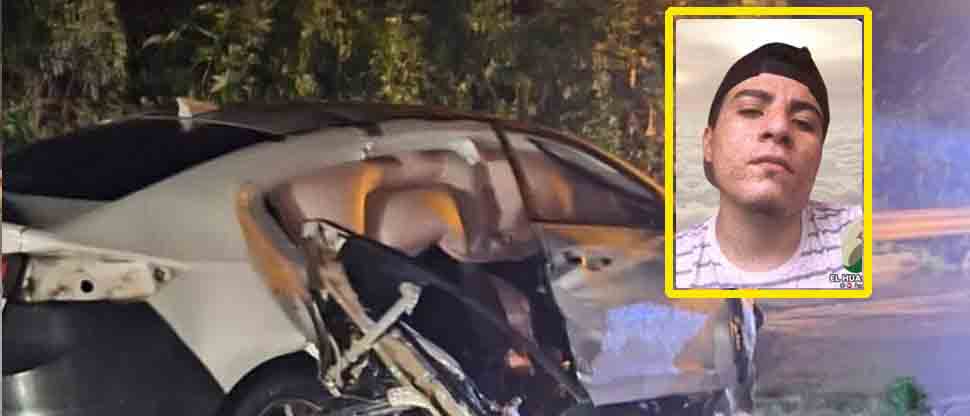 Él era Anderson Ferrufino, conductor que perdió la vida en fuerte accidente en Santa María