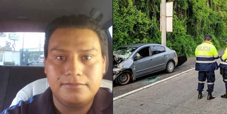 Él era Guillermo, conductor ebrio que perdió la vida tras accidentarse esta mañana