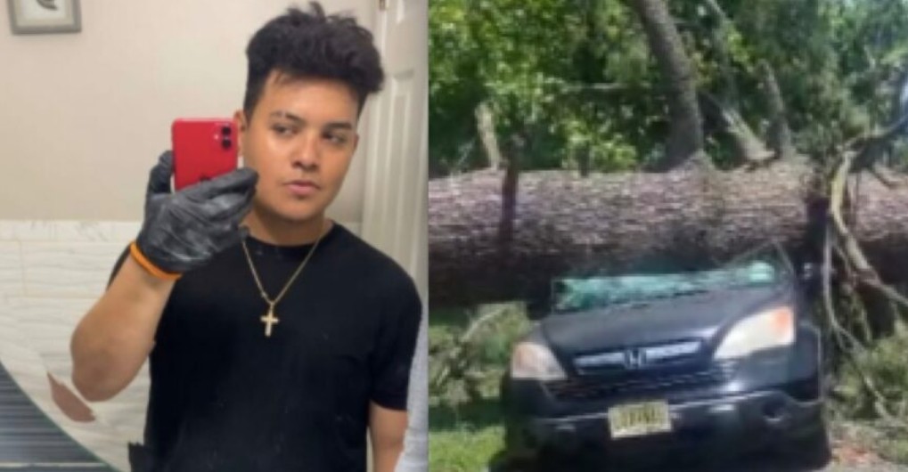 Él era Brayan, joven salvadoreño fallecido tras caerle un árbol en EUA