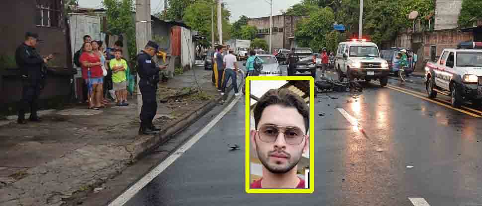 Él era el biker que falleció en trágico accidente en el bulevar Venezuela