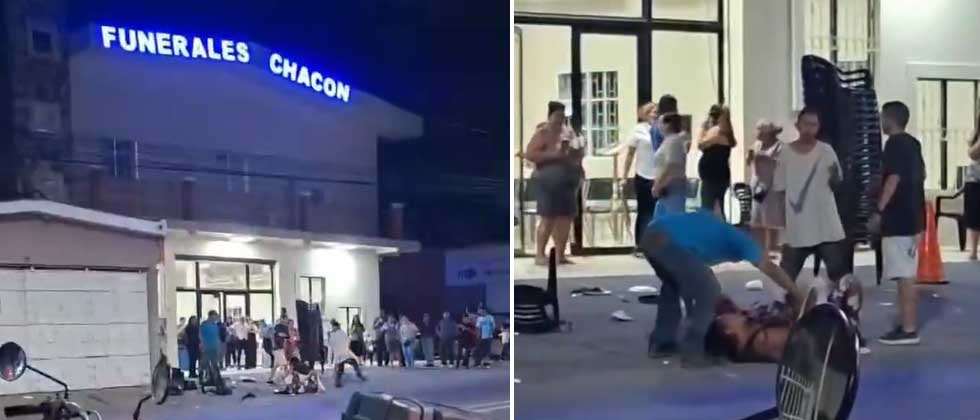 Sujetos en estado de ebriedad se van a los puños en pleno velorio en Metapán