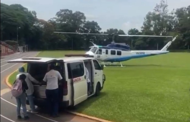 Trasladan en helicóptero a niña de 9 años que fue atropellada en Ahuachapán