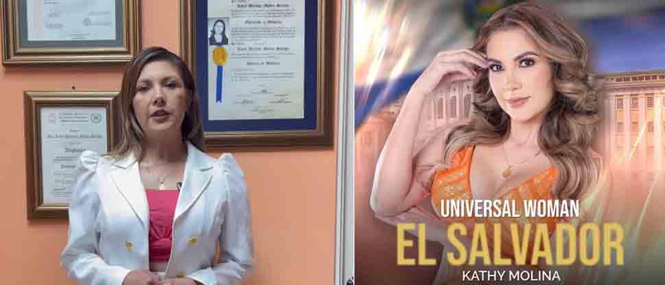 Ella es la doctora Katya, quien representará a El Salvador en certamen de belleza