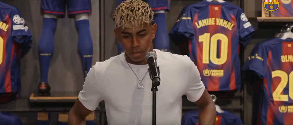 Lamine Yamal: “Messi ha hecho su camino yo voy a hacer el mío”