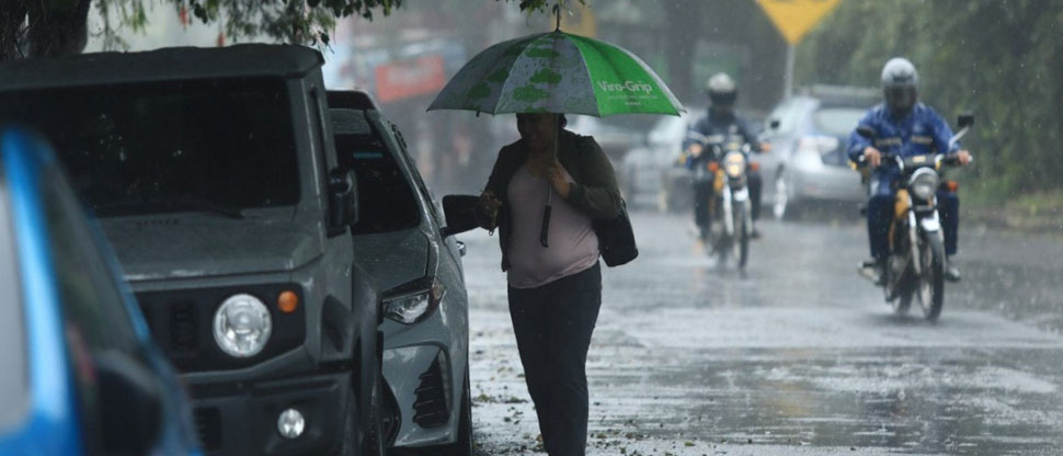 Anuncian aumento de nubosidad y lluvias en todo el país a partir del jueves