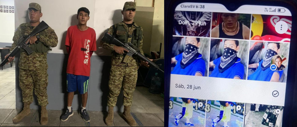 Soldados entregan a PNC a sujeto que se jactaba de ser pandillero