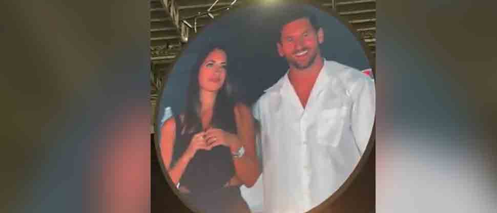 Coldplay volvió a usar la kiss cam y atrapó a Leo Messi y a Antonela Roccuzzo