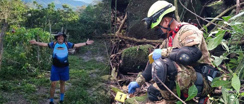 Localizan las osamentas del profesor Enrique, desaparecido en el volcán Chinchontepec