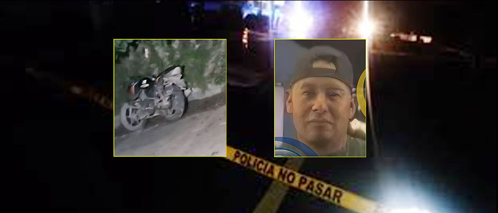 Identifican a motociclista que falleció tras chocar contra una roca en Metapán