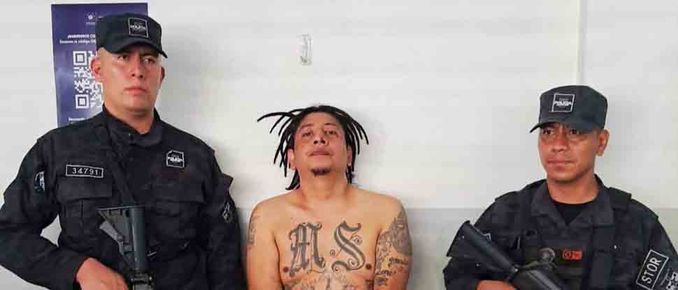 Arrestan a alias Rafiki tras intentar huir de un grupo de agentes de la PNC