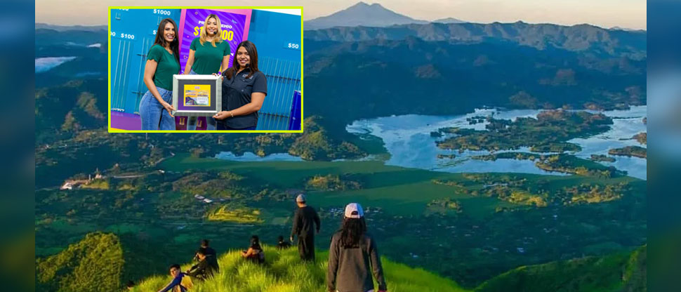 Lotería Nacional dedica su sorteo a la belleza natural del cerro Eramón de Chalatenango