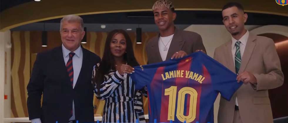 El Barcelona anuncia oficialmente a Lamine Yamal como su nuevo ’10’