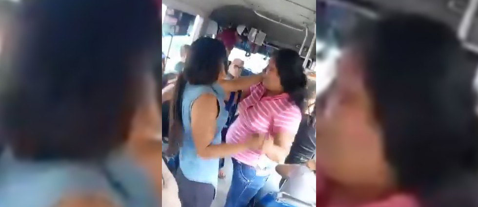 Piden los ‘3 Doritos después’ para dos mujeres que se pelearon en una coaster de la Ruta 115