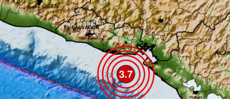 Sismo de 3.7 grados sacude parte de San Miguel este mediodía de domingo