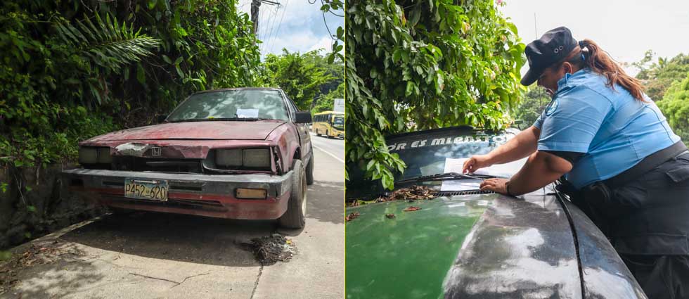 Ciudad Delgado: notifican a dueños de autos abandonados que tienen 72 horas para retirarlos de la vía