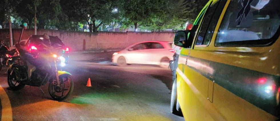 Dos lesionados tras accidente provocado por un auto con fallas mecánicas en Quezaltepeque