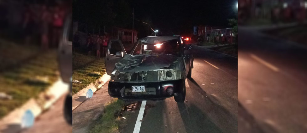 Varios lesionados, entre estos un niño de 04 años y una bebé de 05 meses, tras choque de pick up contra un toro