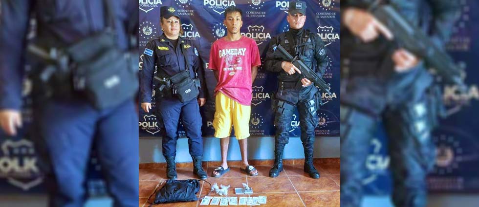 Arrestan a 18-S que distribuía estupefacientes en Sonsonate