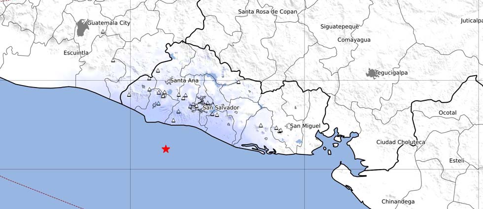 Sismo de 3.6 grados de magnitud sacude parte del país esta tarde de jueves
