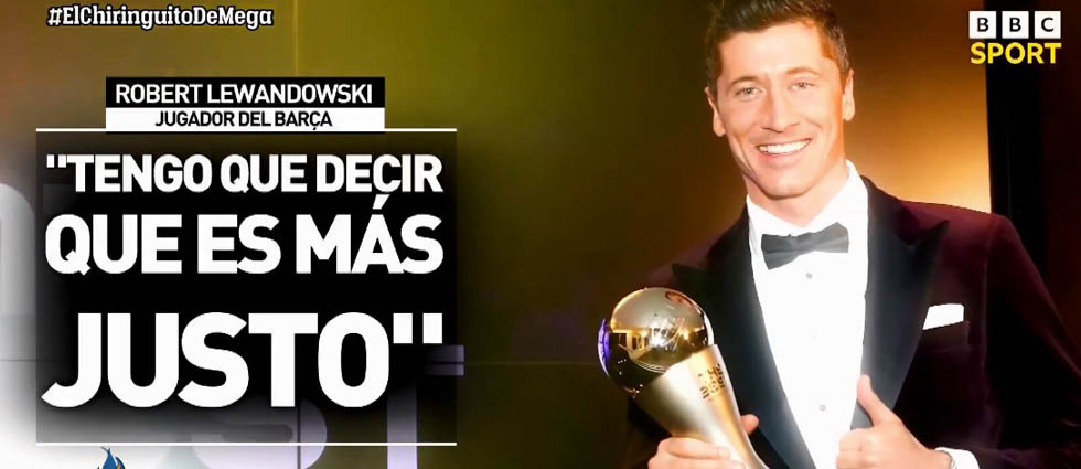Lewandowski no se corta y afirma que tiene más credibilidad el The Best: «El Balón de Oro es más comercial»
