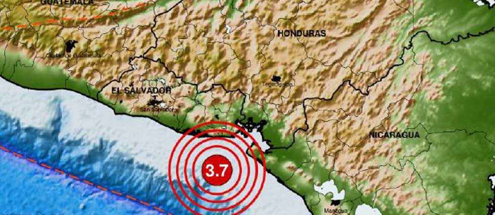 Sismo originado frente a costa de San Miguel sacudió parte de El Salvador este martes