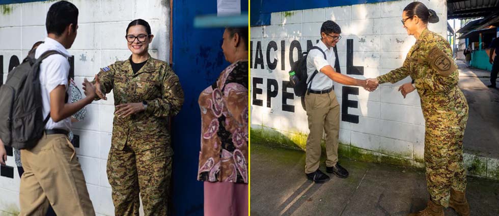 Ministra Trigueros visita el INAY para verificar medidas para reforzar el orden y respeto en la comunidad educativa