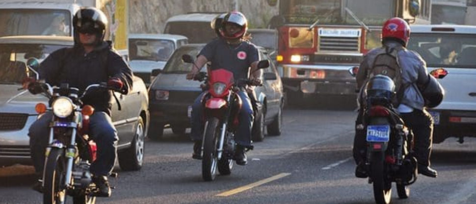 Motociclistas son más vulnerables de verse involucrados en accidentes viales